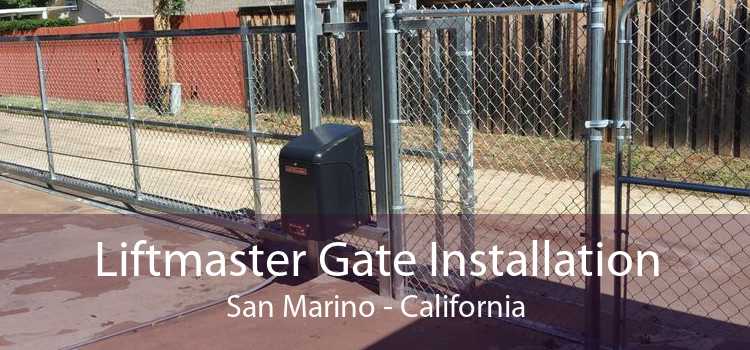 Liftmaster Gate Installation San Marino - California