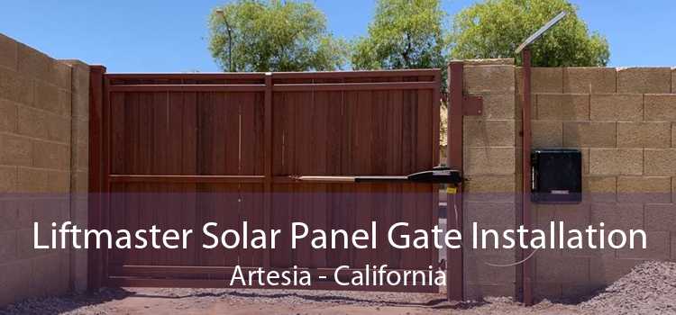 Liftmaster Solar Panel Gate Installation Artesia - California