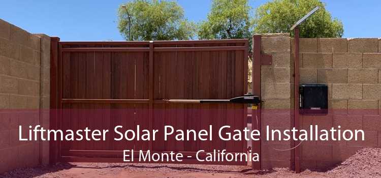 Liftmaster Solar Panel Gate Installation El Monte - California