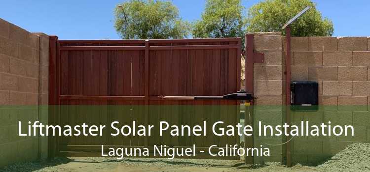 Liftmaster Solar Panel Gate Installation Laguna Niguel - California