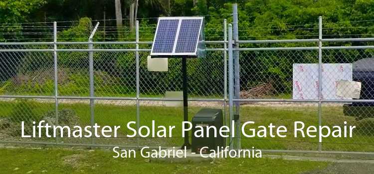 Liftmaster Solar Panel Gate Repair San Gabriel - California