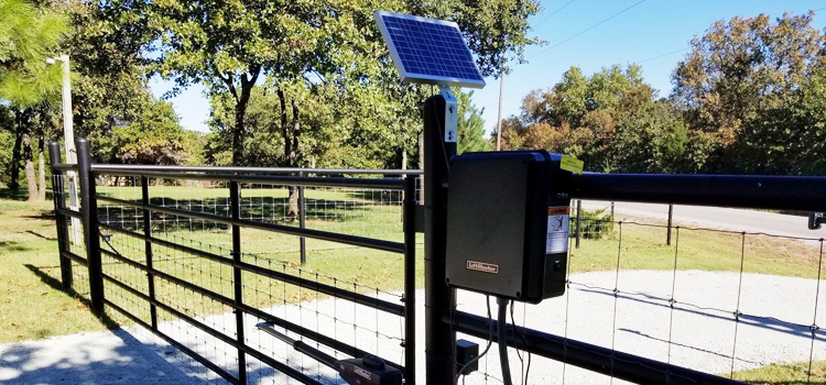 Redondo Beach Liftmaster Solar Panel Automatic Gate Opener Installation 