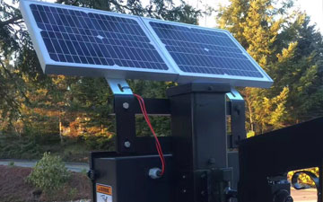 North Palm Springs Liftmaster Solar Panel Gate Repair